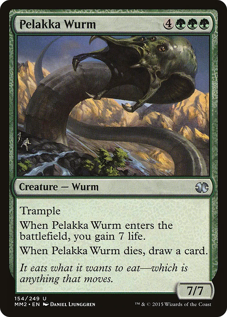 Pelakka Wurm — Modern Masters 2015 — Magic: The Gathering