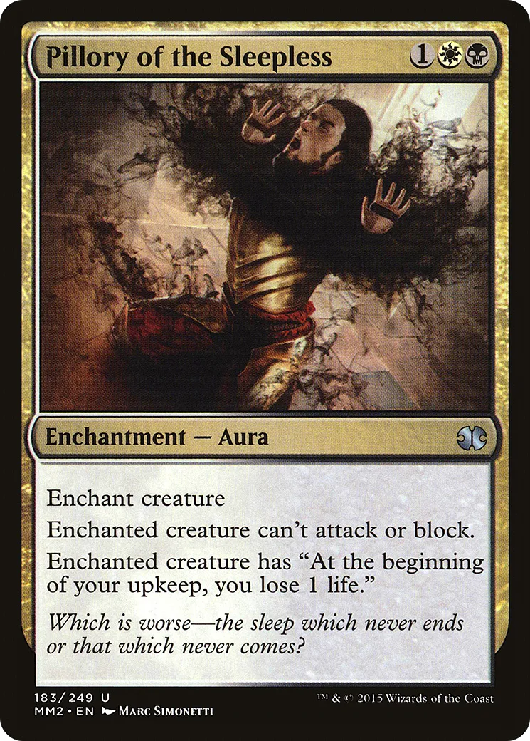 Pillory of the Sleepless — Modern Masters 2015 — Magic: The Gathering