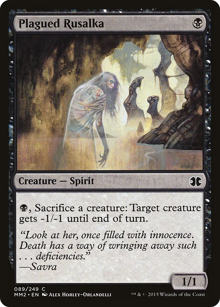 Rusalka pestiférée — Modern Masters 2015 — Magic: The Gathering