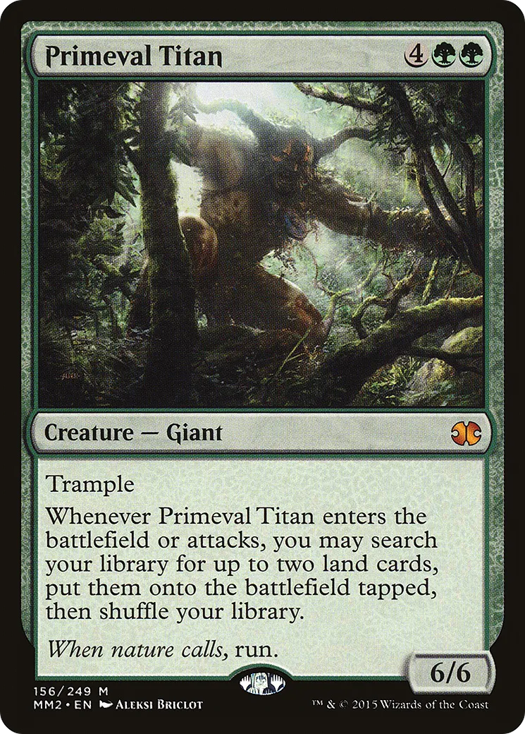Primeval Titan — Modern Masters 2015 — Magic: The Gathering