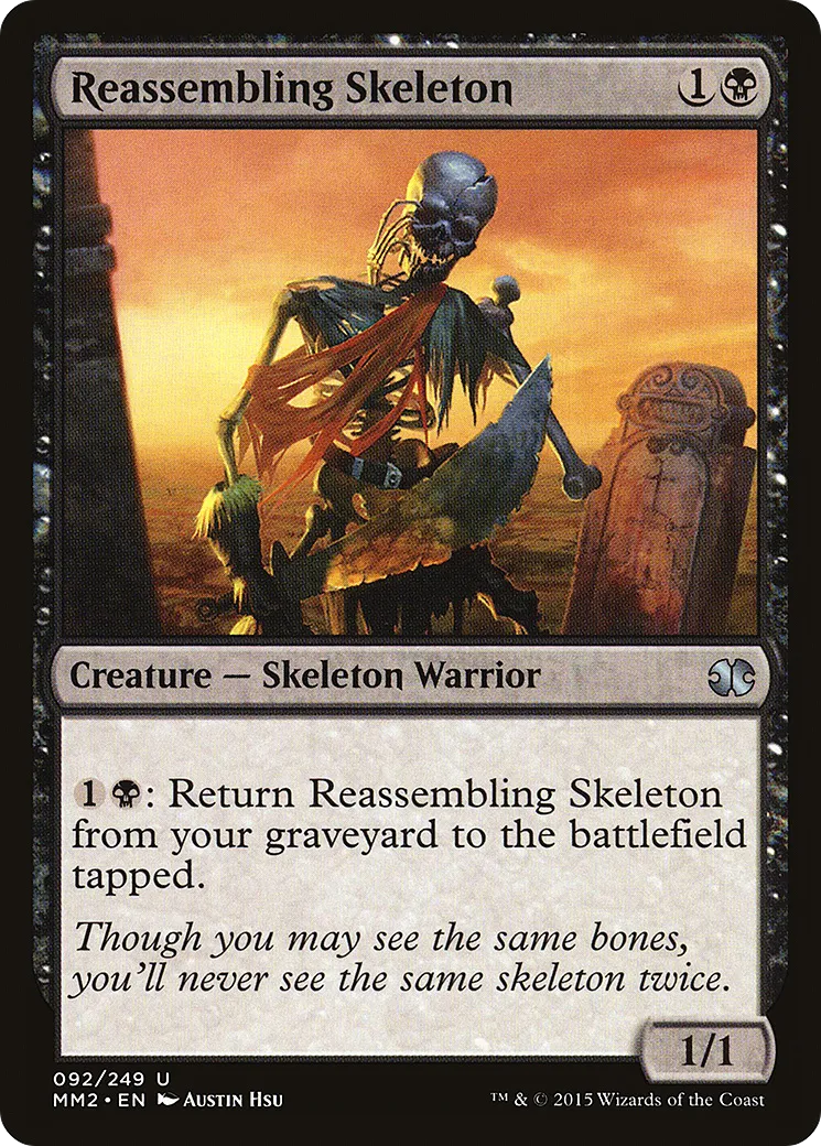 Reassembling Skeleton — Modern Masters 2015 — Magic: The Gathering