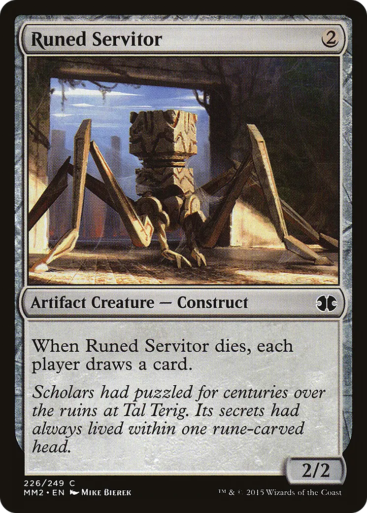 Valet serti de runes — Modern Masters 2015 — Magic: The Gathering
