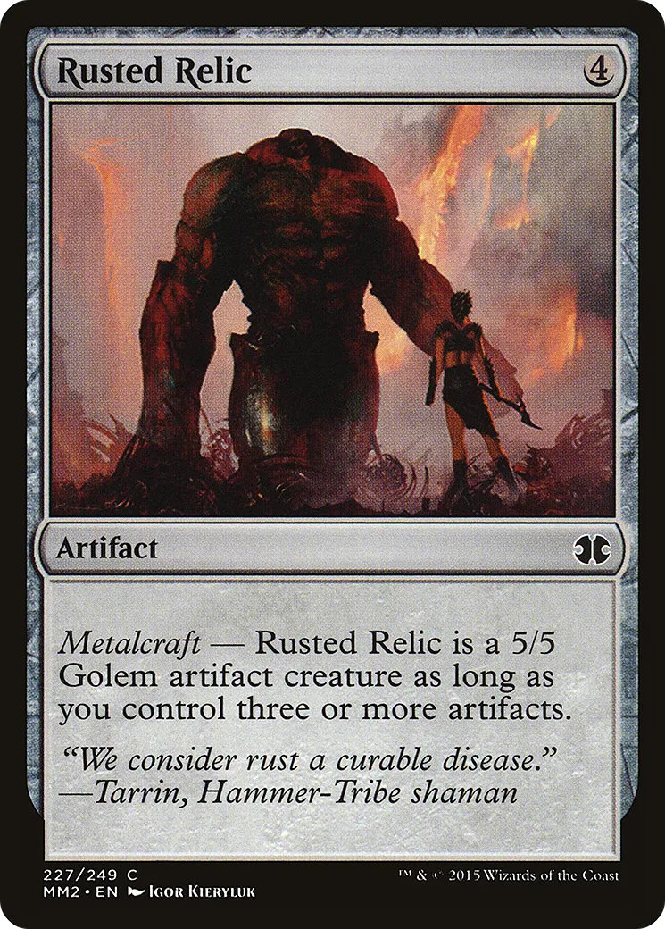 Rusted Relic — Modern Masters 2015 — Magic: The Gathering