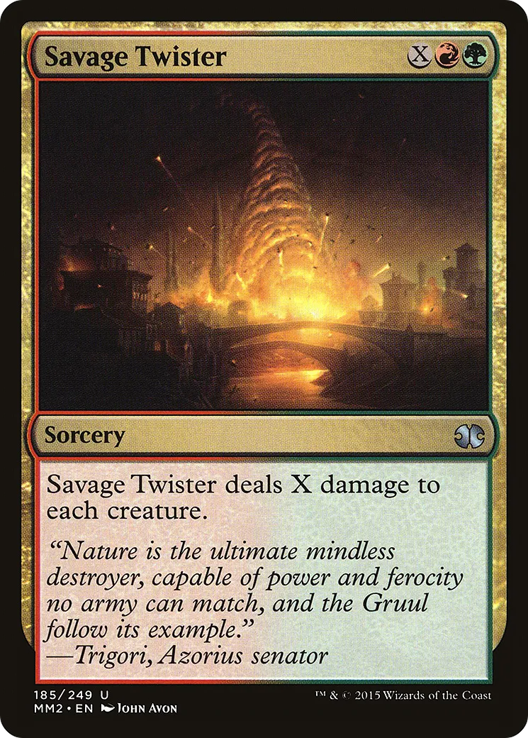 Savage Twister — Modern Masters 2015 — Magic: The Gathering