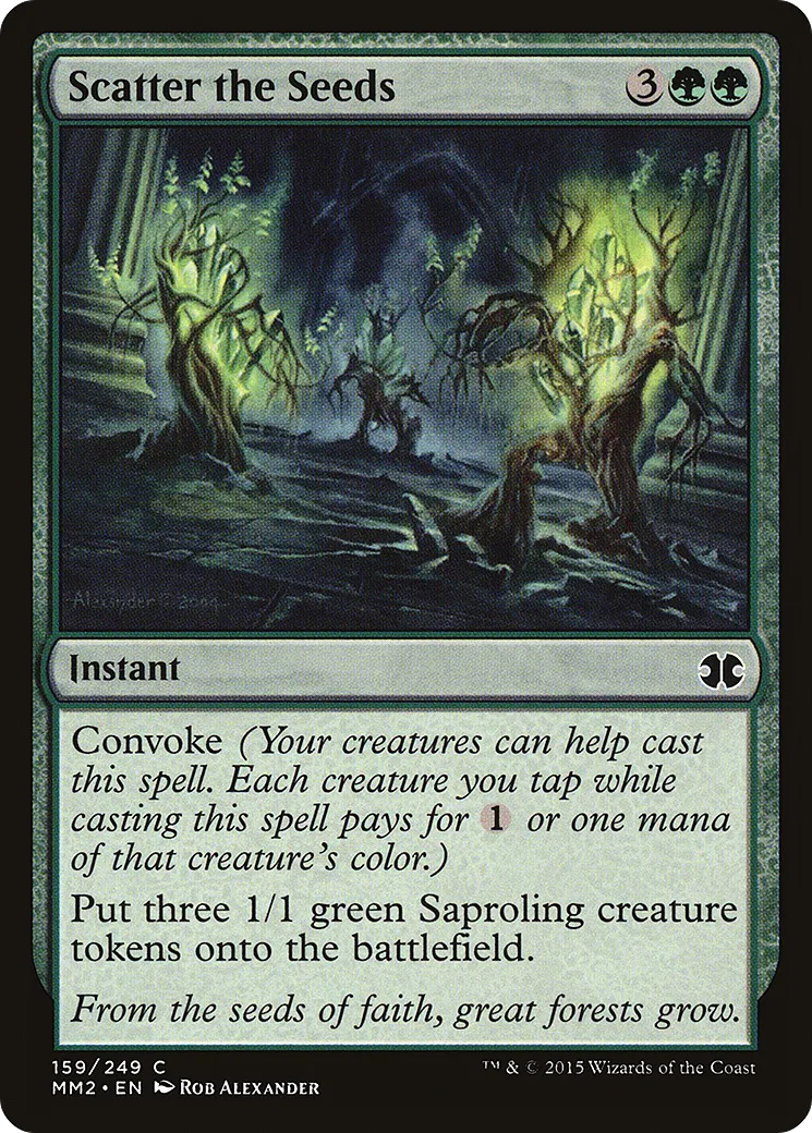 Scatter the Seeds — Modern Masters 2015 — Magic: The Gathering
