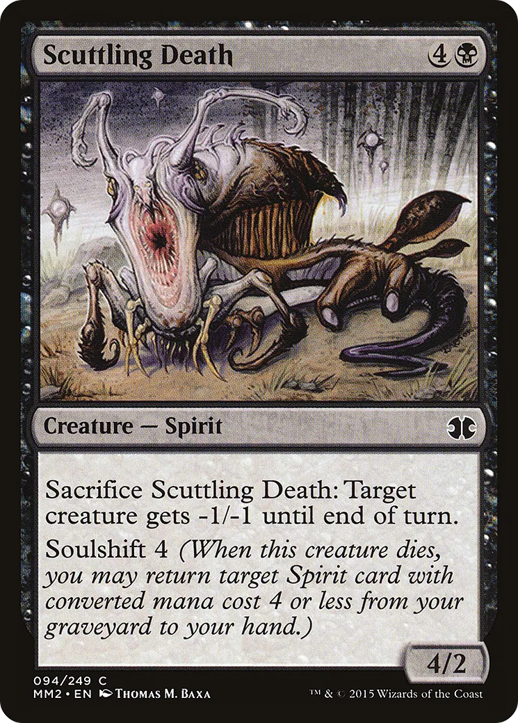 Scuttling Death — Modern Masters 2015 — Magic: The Gathering