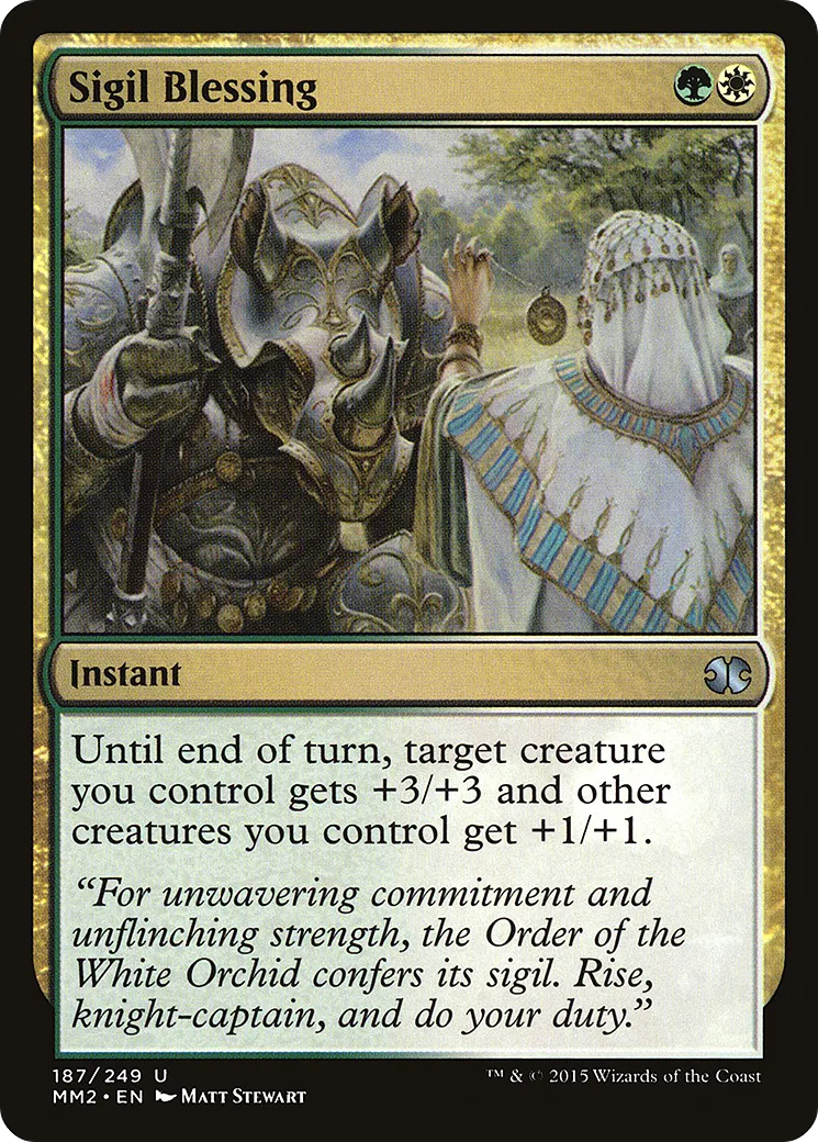Sigil Blessing — Modern Masters 2015 — Magic: The Gathering