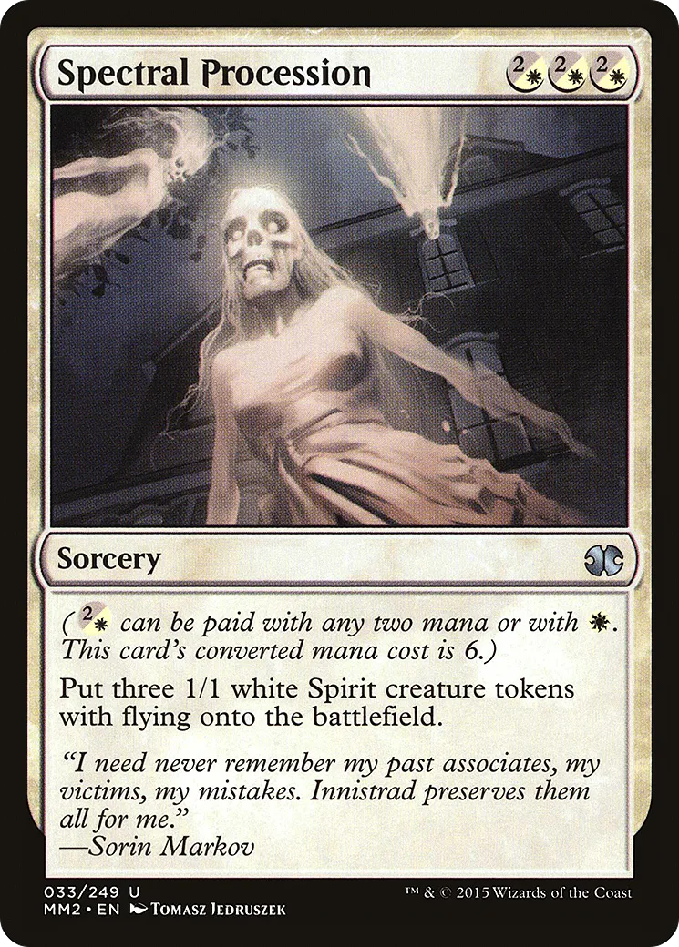 Spectral Procession — Modern Masters 2015 — Magic: The Gathering