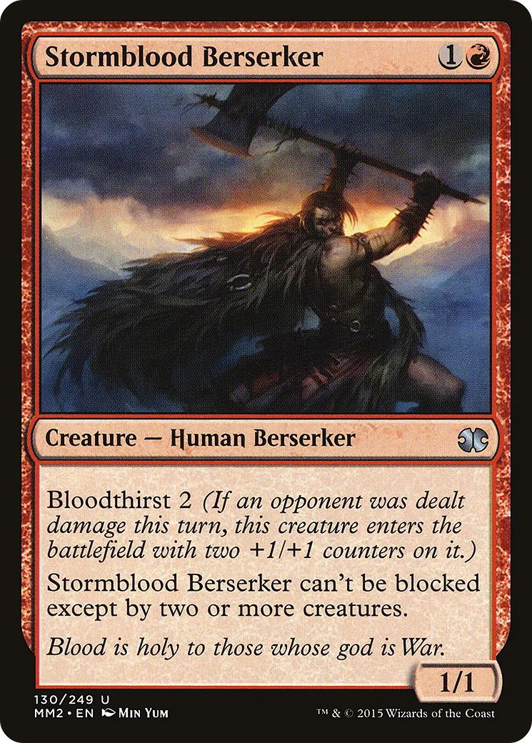 Stormblood Berserker — Modern Masters 2015 — Magic: The Gathering