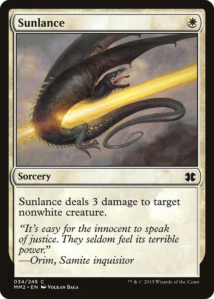 Lance solaire — Modern Masters 2015 — Magic: The Gathering