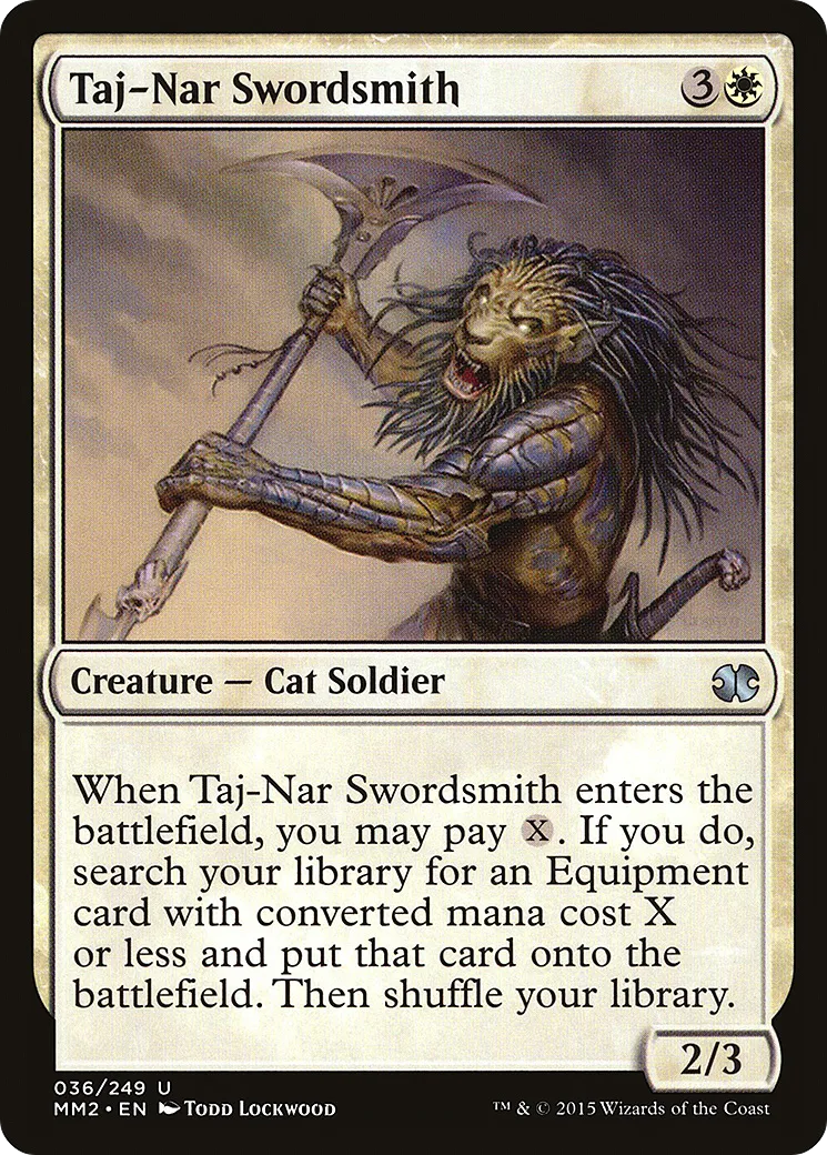 Forgeur d'épées de Taj-Nar — Modern Masters 2015 — Magic: The Gathering