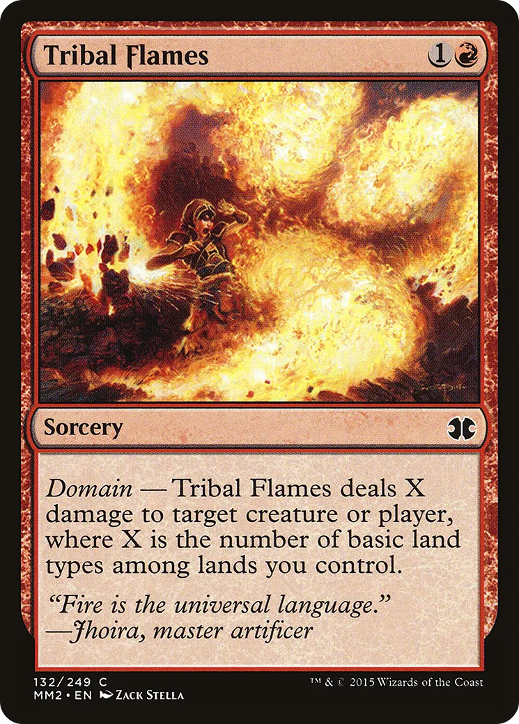 Tribal Flames — Modern Masters 2015 — Magic: The Gathering