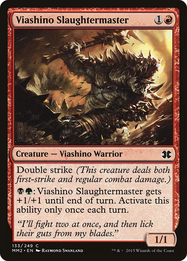 Viashino Slaughtermaster — Modern Masters 2015 — Magic: The Gathering