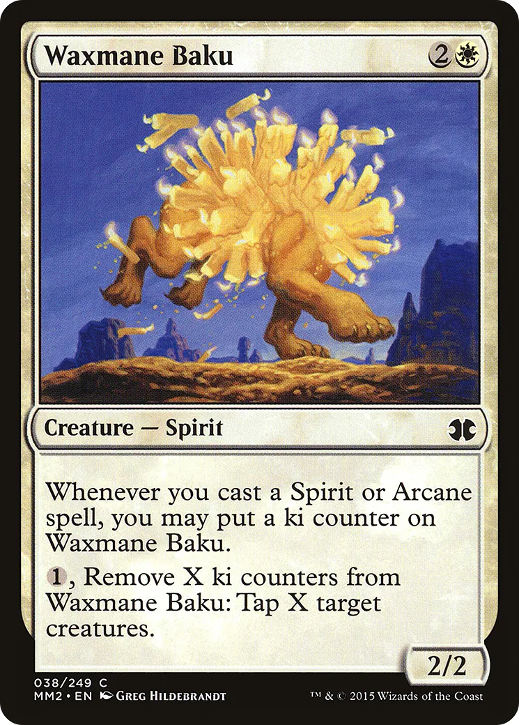 Waxmane Baku from Modern Masters 2015 - Magic: The Gathering
