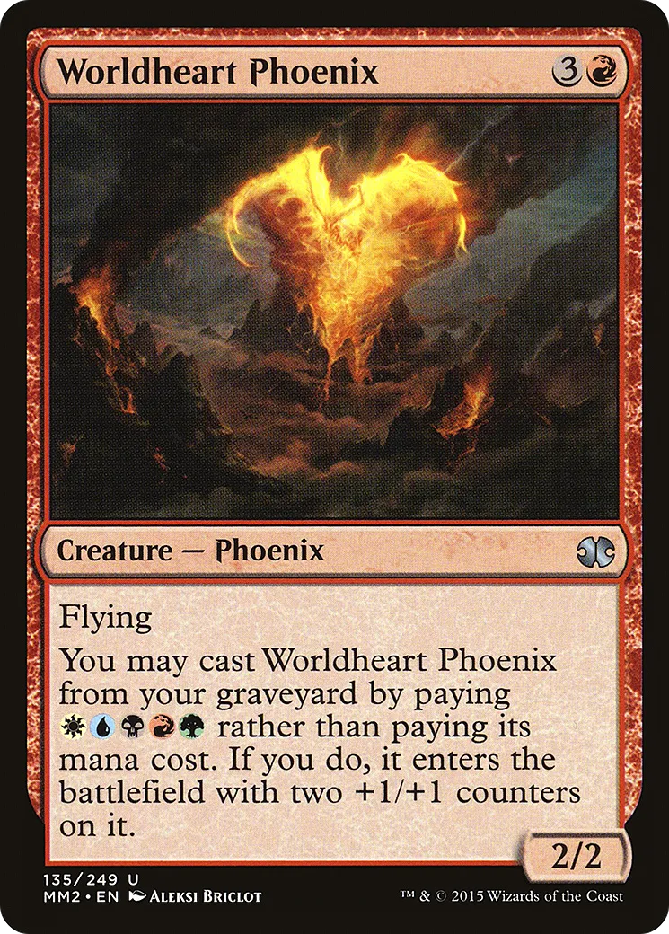 Worldheart Phoenix — Modern Masters 2015 — Magic: The Gathering