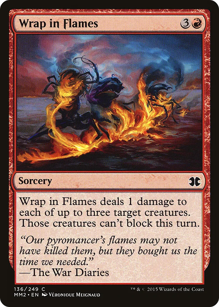 Enveloppe de flammes — Modern Masters 2015 — Magic: The Gathering