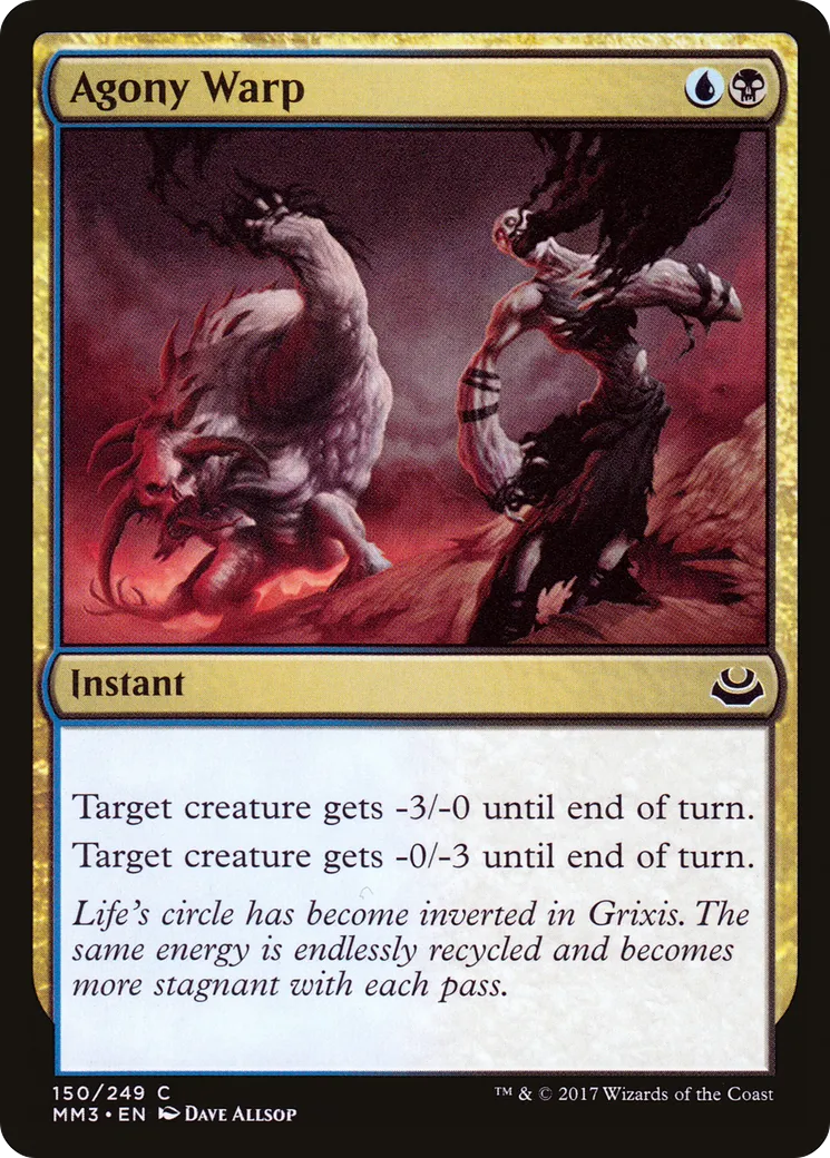 Agony Warp — Modern Masters 2017 — Magic: The Gathering