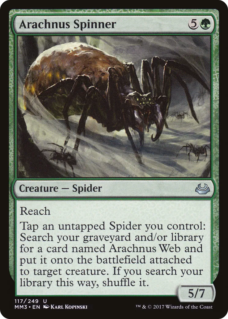Arachnus Spinner — Modern Masters 2017 — Magic: The Gathering
