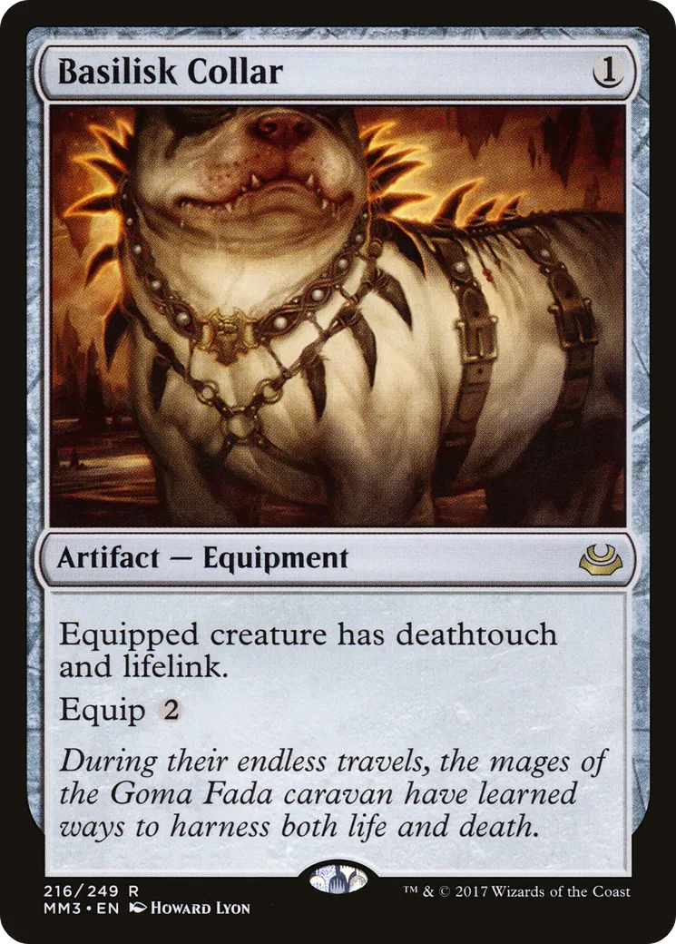 Basilisk Collar — Modern Masters 2017 — Magic: The Gathering