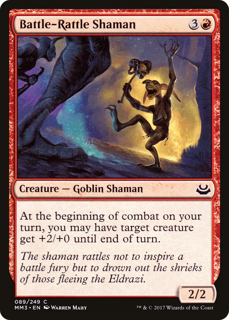 Battle-Rattle Shaman — Modern Masters 2017 — Magic: The Gathering