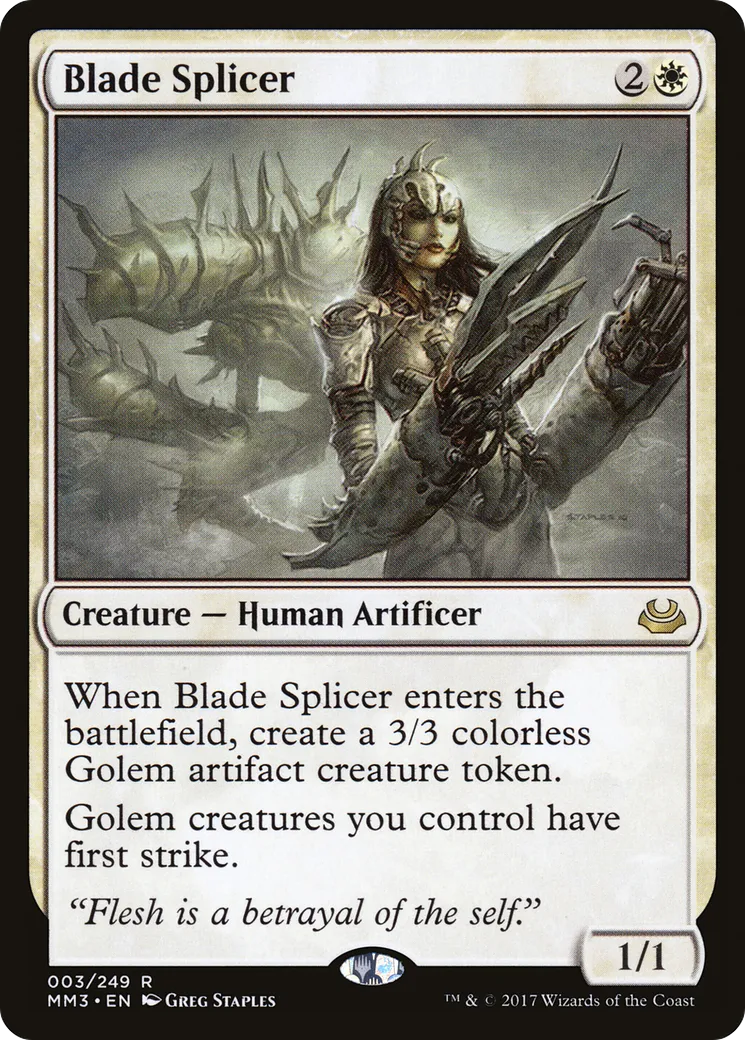 Blade Splicer — Modern Masters 2017 — Magic: The Gathering