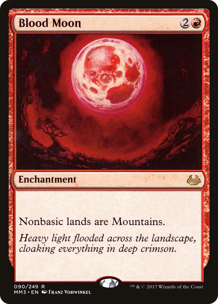 Blood Moon — Modern Masters 2017 — Magic: The Gathering