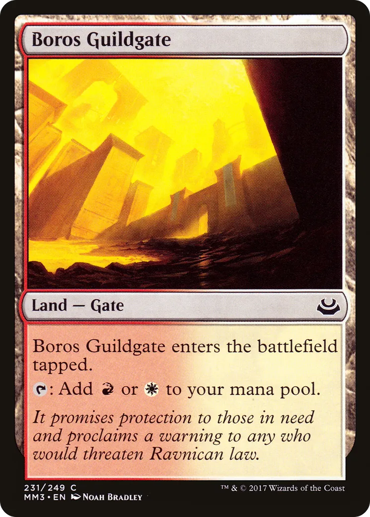 Boros Guildgate — Modern Masters 2017 — Magic: The Gathering