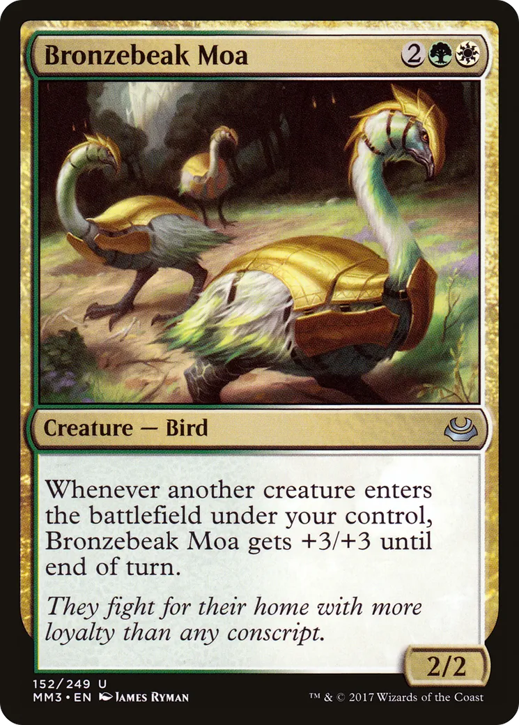 Moa à bec de bronze — Modern Masters 2017 — Magic: The Gathering