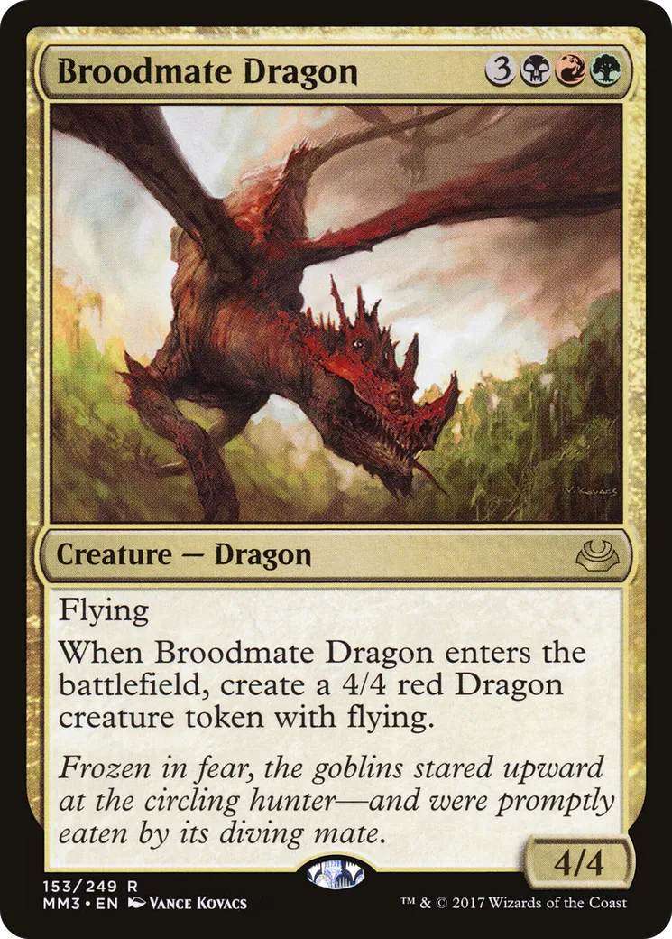 Dragon frère de couvée — Modern Masters 2017 — Magic: The Gathering