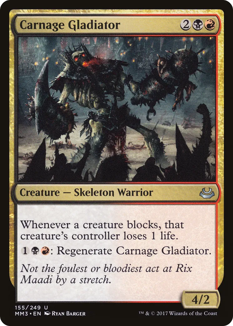 Gladiateur du carnage — Modern Masters 2017 — Magic: The Gathering