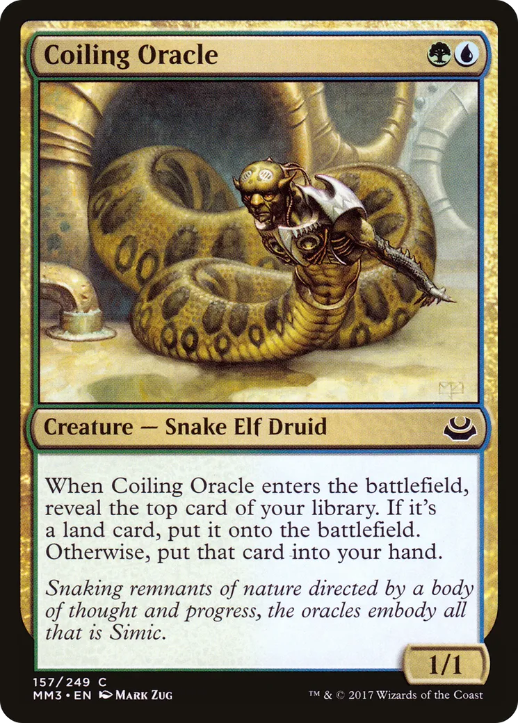 Coiling Oracle — Modern Masters 2017 — Magic: The Gathering