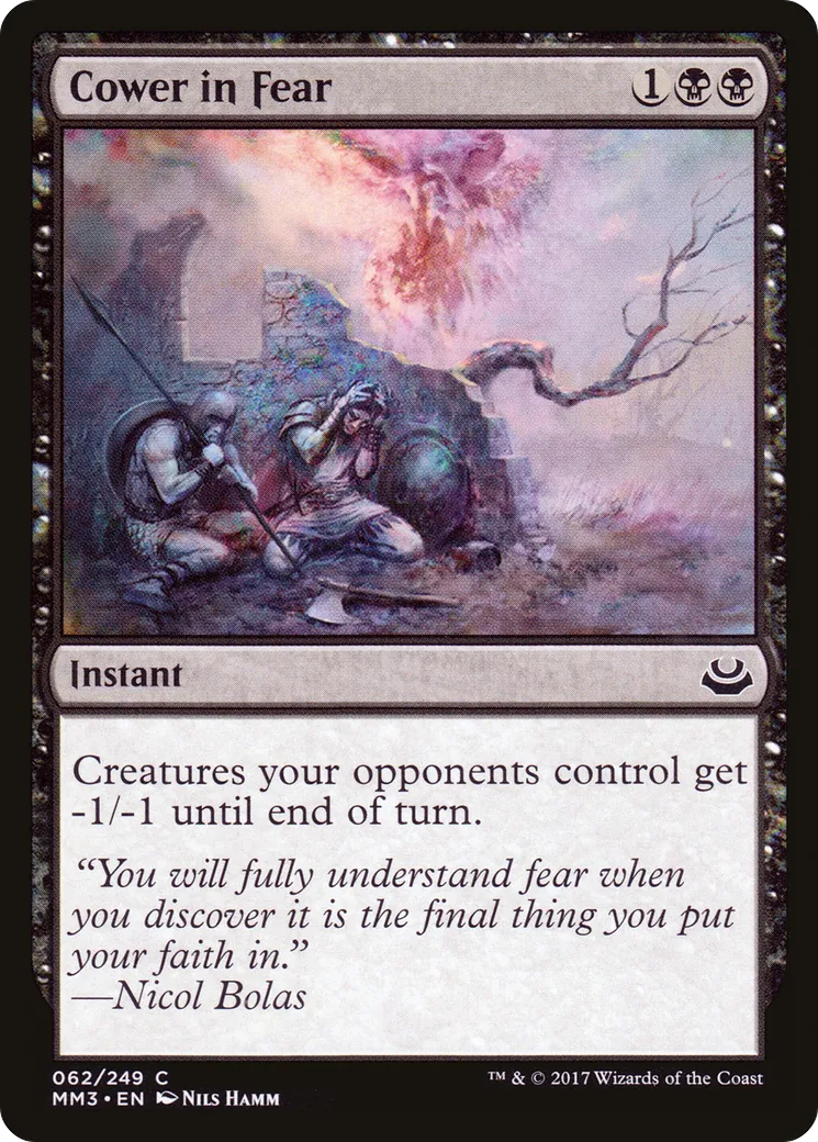 Cower in Fear — Modern Masters 2017 — Magic: The Gathering