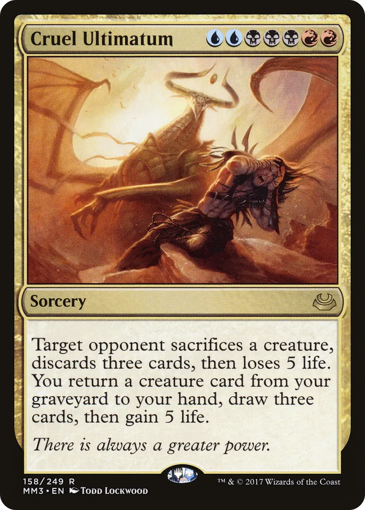 Cruel Ultimatum — Modern Masters 2017 — Magic: The Gathering