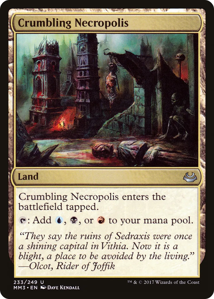 Crumbling Necropolis — Modern Masters 2017 — Magic: The Gathering