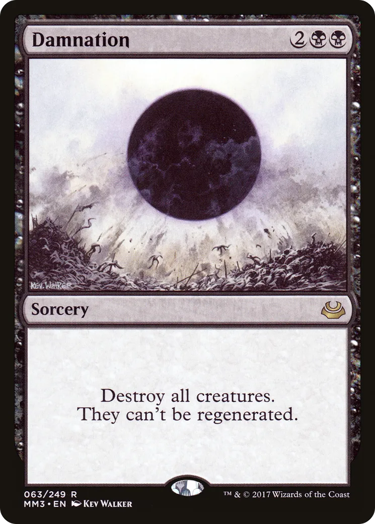 Damnation — Modern Masters 2017 — Magic: The Gathering