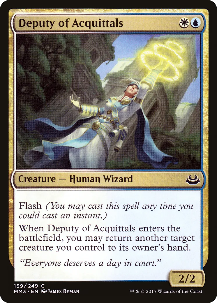 Deputy of Acquittals — Modern Masters 2017 — Magic: The Gathering