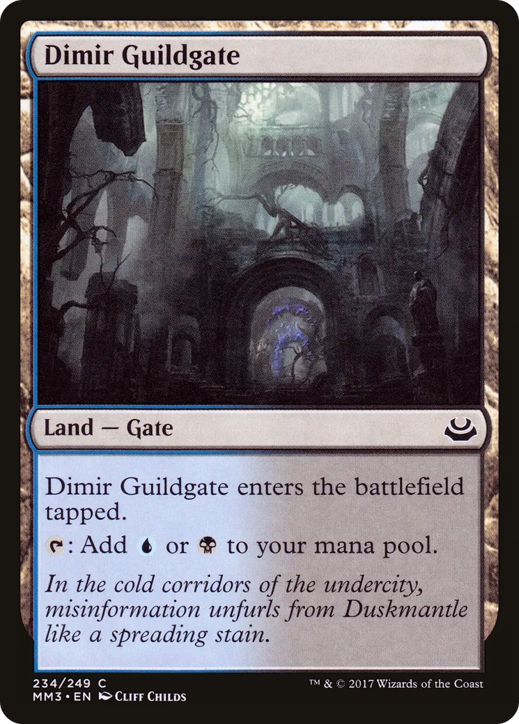 Dimir Guildgate — Modern Masters 2017 — Magic: The Gathering