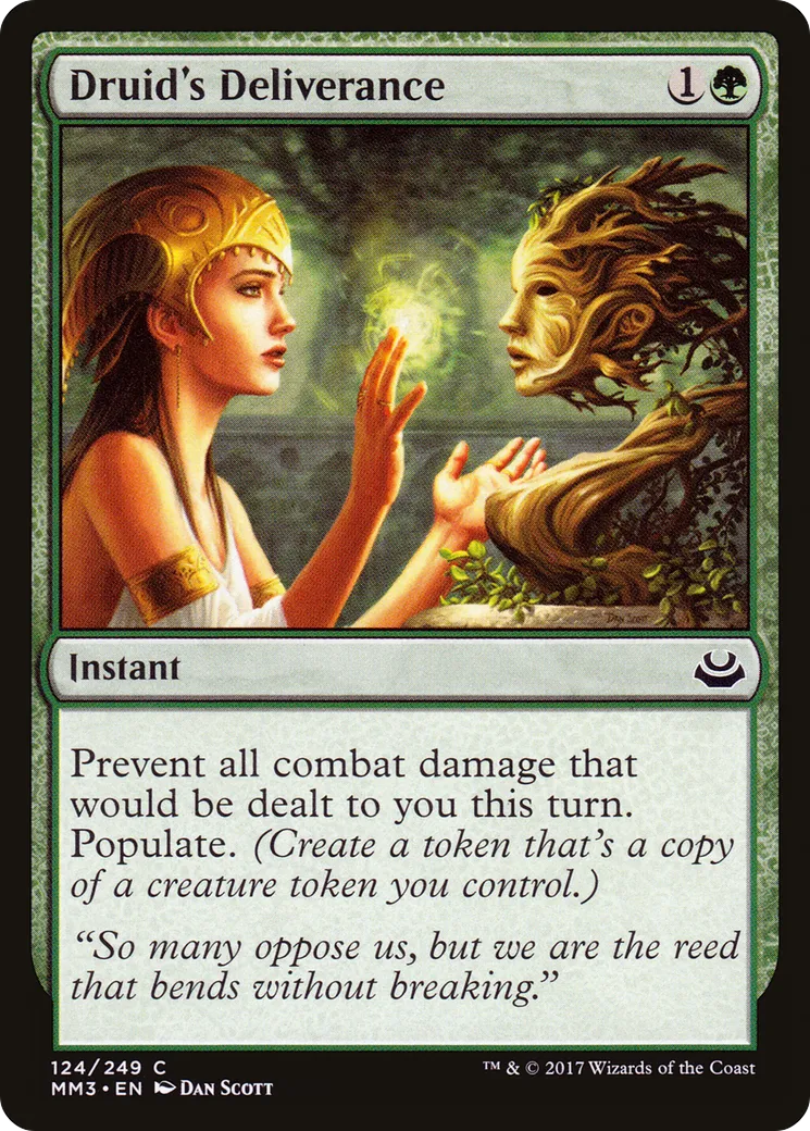 Druid's Deliverance — Modern Masters 2017 — Magic: The Gathering
