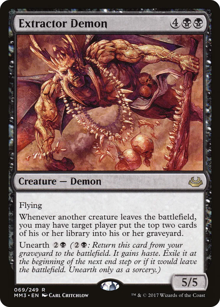 Extractor Demon — Modern Masters 2017 — Magic: The Gathering