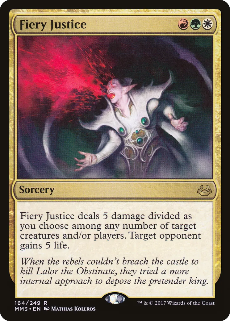 Justice ardente — Modern Masters 2017 — Magic: The Gathering