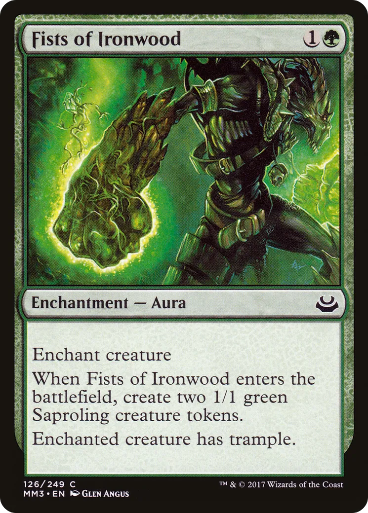 Fists of Ironwood — Modern Masters 2017 — Magic: The Gathering