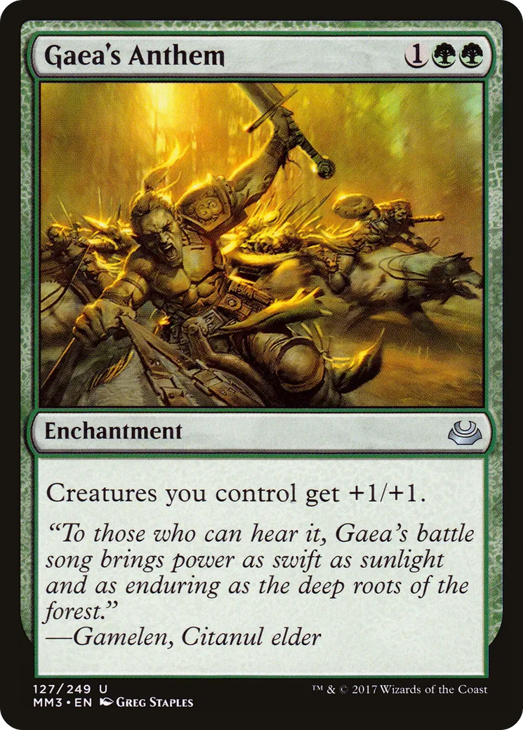 Gaea's Anthem — Modern Masters 2017 — Magic: The Gathering