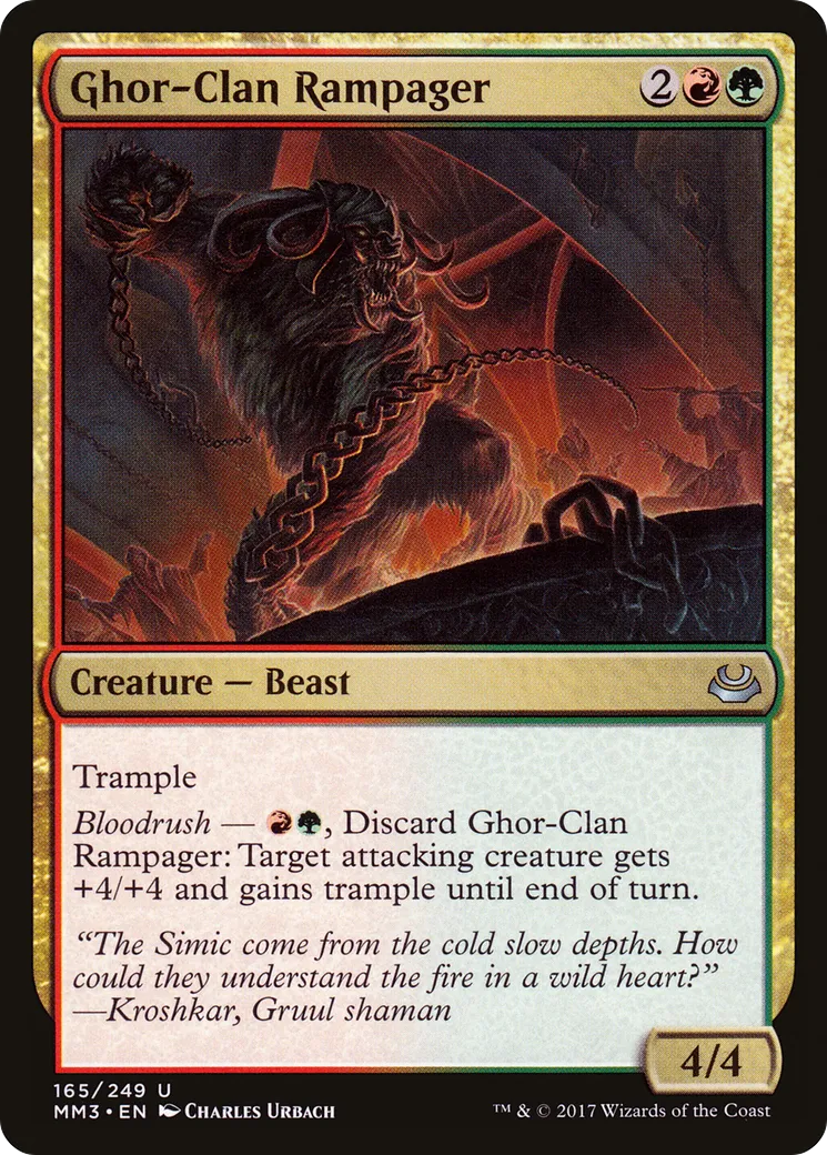 Ghor-Clan Rampager — Modern Masters 2017 — Magic: The Gathering