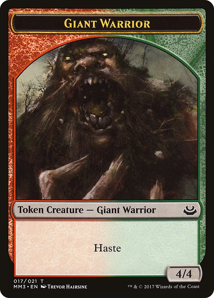 Giant Warrior — Modern Masters 2017 — Magic: The Gathering