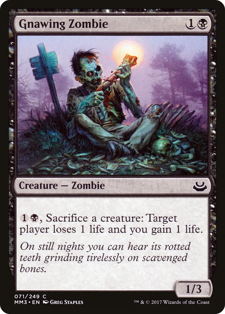 Gnawing Zombie — Modern Masters 2017 — Magic: The Gathering