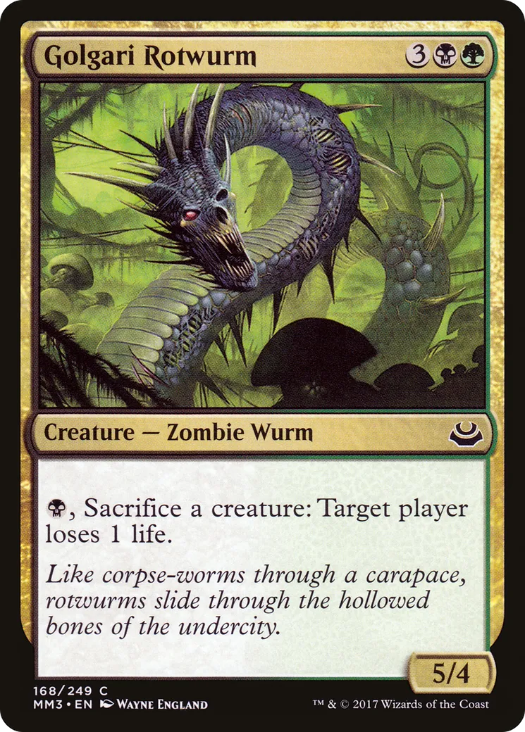 Golgari Rotwurm — Modern Masters 2017 — Magic: The Gathering