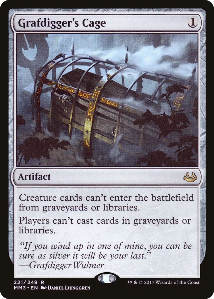 Grafdigger's Cage — Modern Masters 2017 — Magic: The Gathering