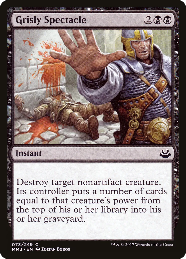 Grisly Spectacle — Modern Masters 2017 — Magic: The Gathering