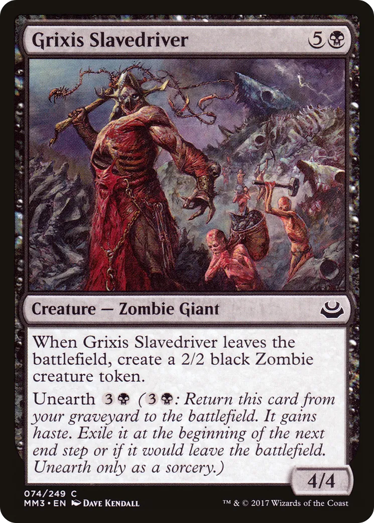 Grixis Slavedriver — Modern Masters 2017 — Magic: The Gathering
