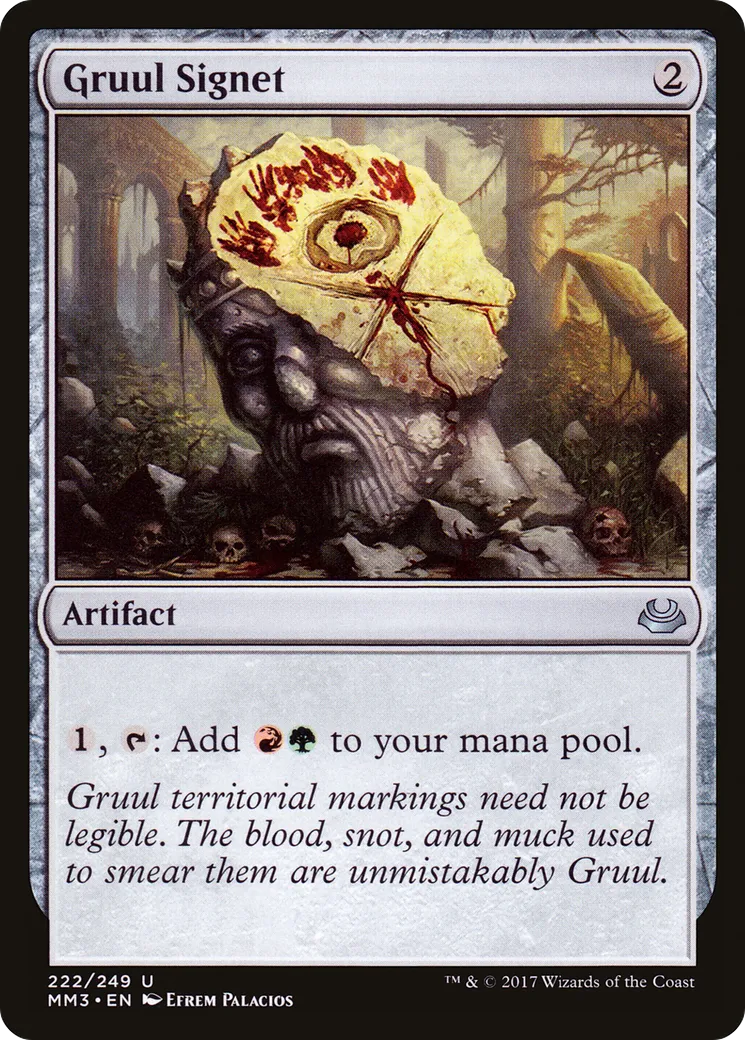 Gruul Signet — Modern Masters 2017 — Magic: The Gathering